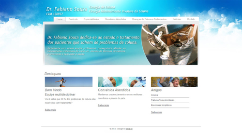 Criação de sites para Médicos Doutor Fabiano
