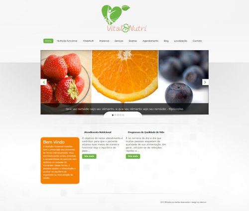 Criação de sites para Médicos Vital e Nutri